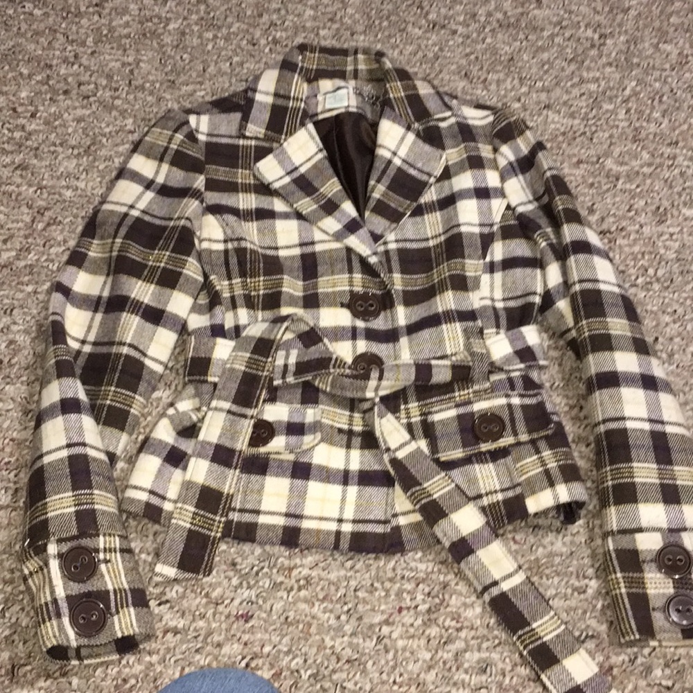 Plaid coat